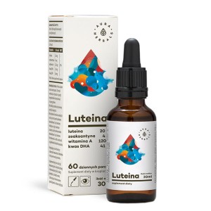Luteina + Zeaksantyna + Witamina A + Kwas DHA - Krople 30 ml
