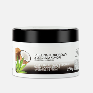 Peeling Kokosowy z Olejem z Konopii 250g - India Cosmetics
