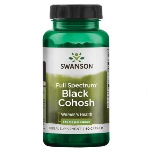 Black Cohosh - Pluskwica Groniasta 540mg 60 kaps. Swanson