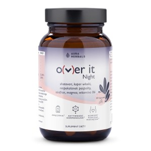 Over It Night, komfort podczas miesiączki, kapsułki 60 szt,miesiączka