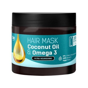 Bio Naturell - Maska do włosów - Olejek Kokosowy i Omega 3  295ml