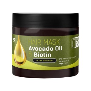 Bio Naturell - Maska do włosów - Olejek Awokado i Biotyna - 295ml