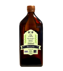  2 X Olej Lniany Naturalny Zimnotłoczony 500ml Nierafinowany , wysyłka maks. 24–72 h od tłoczenia