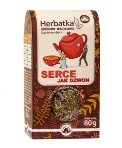 HERBATKA ZIOŁOWO-OWOCOWA SERCE JAK DZWON a/80g  dla zdrowego serca