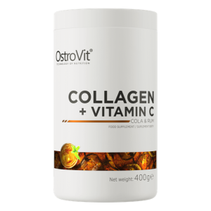 OstroVit Kolagen + Witamina C 400 g  smak :Brzoskwinia