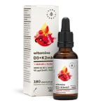 D3 (2000IU) + K2mk7 + Ekstrakt z Kurkumy 30ml - Aura Herbals
