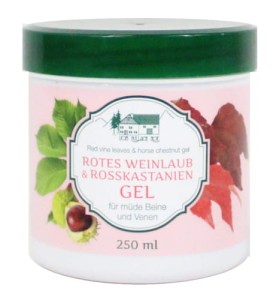 Żel z liści czerwonych winogron i kasztanowca 250